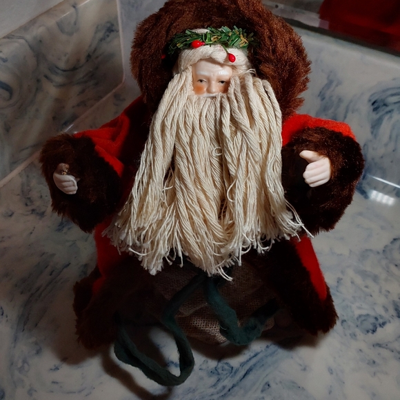 Santa tree topper vintage style fabulous Santa - Picture 3 of 16